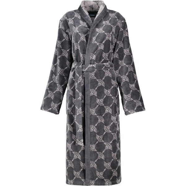 JOOP Damen Bademantel Cornflower Schalkragen 1645 - Farbe: Anthrazit - 77