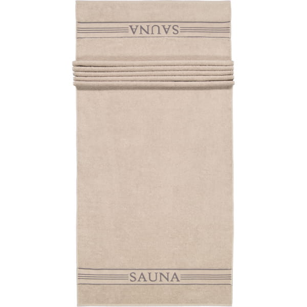 frottana Saunatücher Sauna - Farbe: cashmere - 713 - 80x200 cm