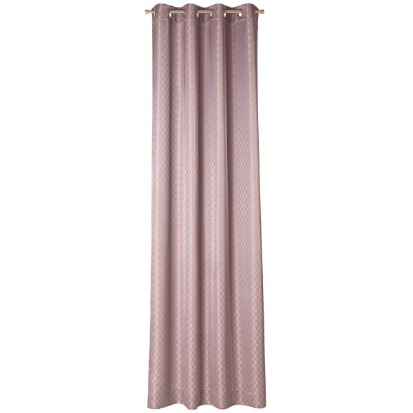 JOOP! Vorhang Gardine Allover mit Ösen - Farbe: Nude - 075 - 140x250 cm