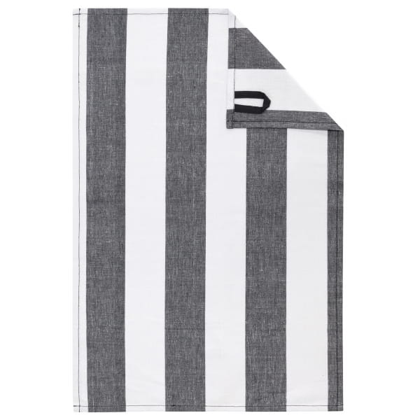 Cawö Cuisine Zoom Blockstreifen 120 - Geschirrtuch 50x70 cm - Farbe: schwarz - 97