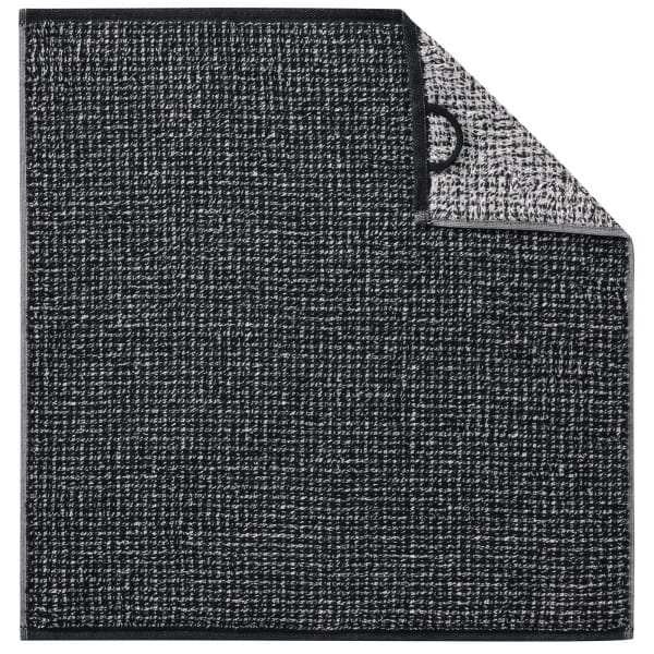 Cawö Küchenhandtücher Cuisine Zoom Allover 122 - Farbe: schwarz - 97 - 50x50 cm