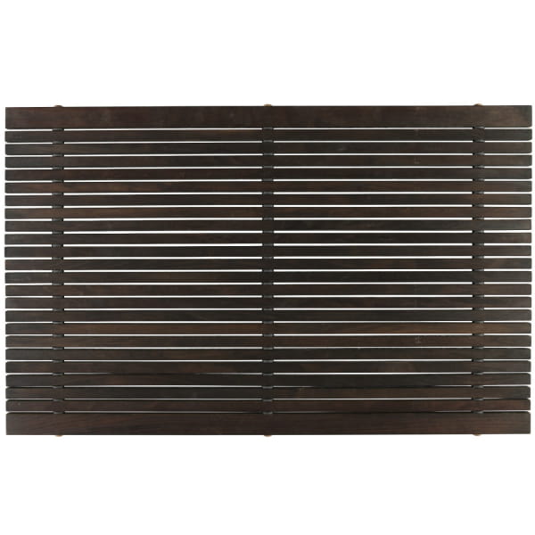 Rhomtuft - Badvorleger Spa - Thermo Buche - Farbe: braun - 184 - 60x100 cm