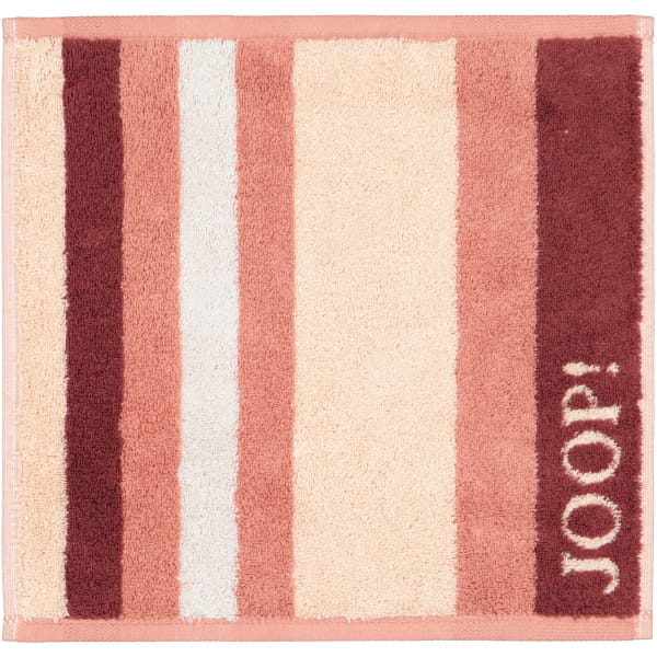 JOOP! Handtücher Vibe Streifen 1698 - Farbe: puder - 22 - Seiflappen 30x30 cm