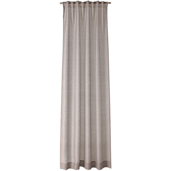 JOOP! Vorhang Gardine Ornament Allover - verdecktes Schlaufenband - Größe: 130x250 cm - Farbe: Umbra