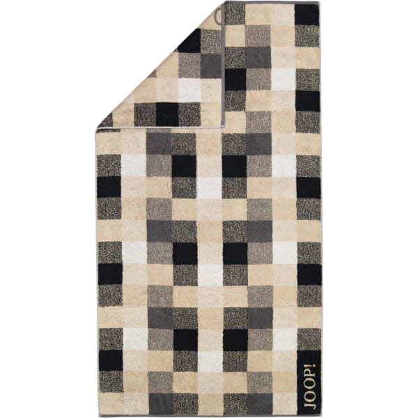 JOOP! Handtücher Vibe Karo 1699 - Farbe: stein - 37 - Duschtuch 80x150 cm