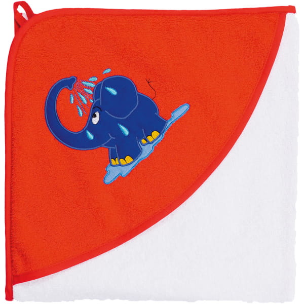 Smithy Die Sendung mit dem blauen Elefanten - Kapuzentuch - Farbe: weiß (1503044)