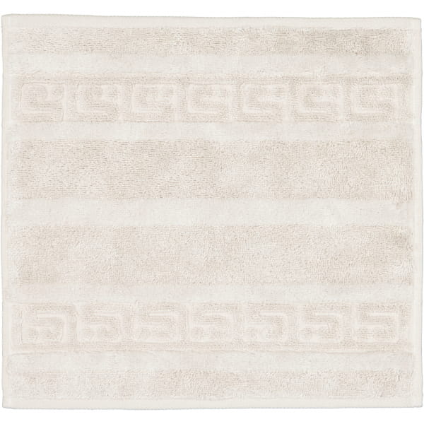 Cawö - Noblesse Uni 1001 - Farbe: 775 - silber - Seiflappen 30x30 cm