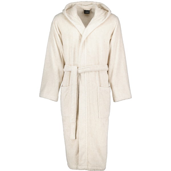 Cawö Home Bademäntel Herren Kapuze SAUNA Cotton & Hemp 847 - Farbe: natur - 33 - S