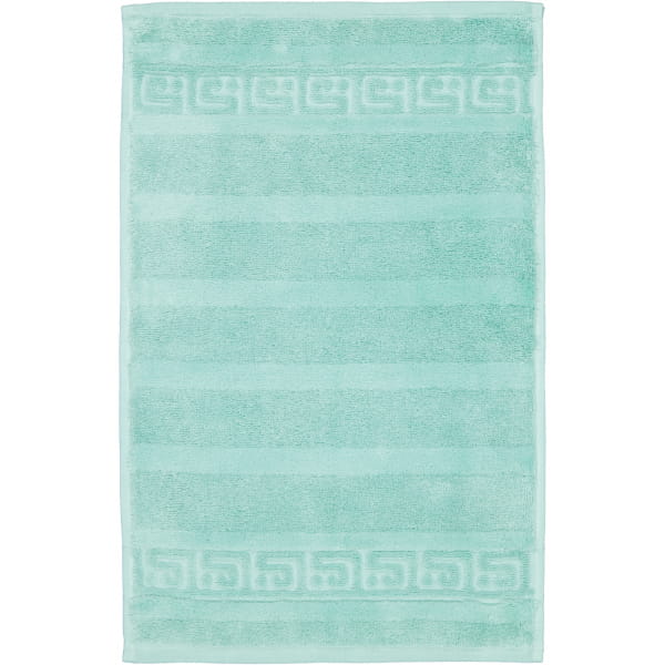 Cawö - Noblesse Uni 1001 - Farbe: 474 - agavegrün - Gästetuch 30x50 cm