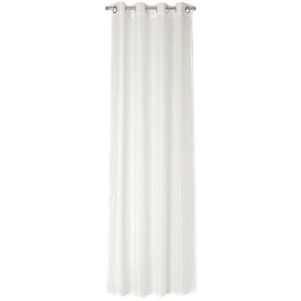 JOOP! Vorhang Gardine Nola mit Ösen - Größe: 140x250 cm - Farbe: Weiß - 001