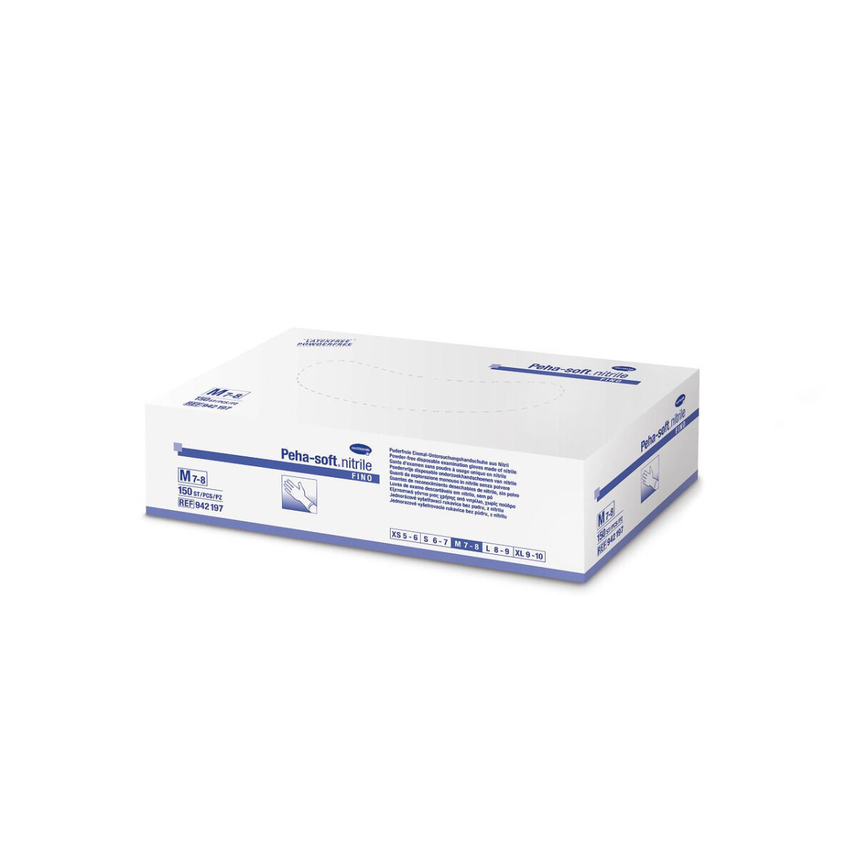 Peha-Soft Nitril Fino Handschuhe - Box 150 Stück M