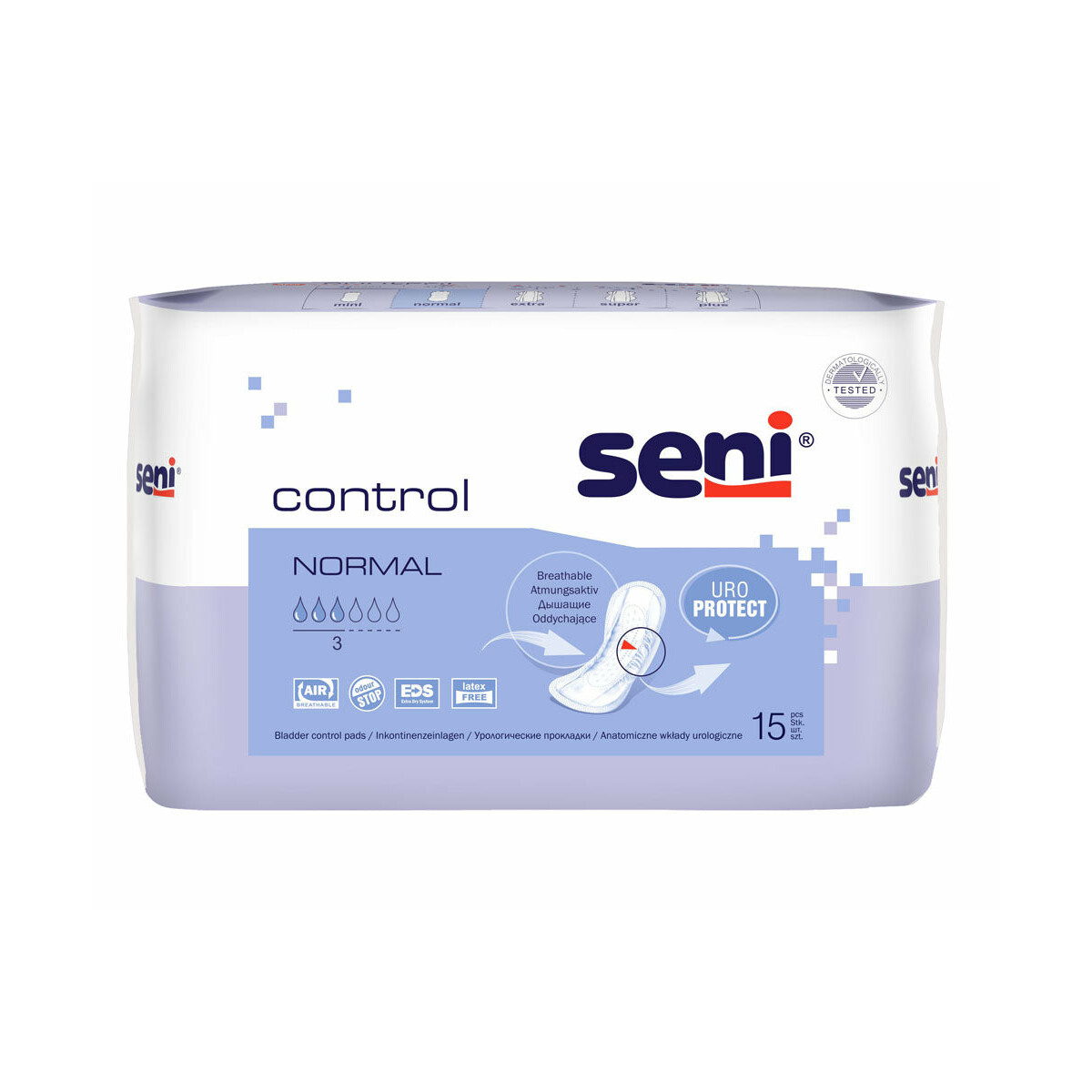 Seni Control Inkontinenzeinlage für Männer und Frauen Normal