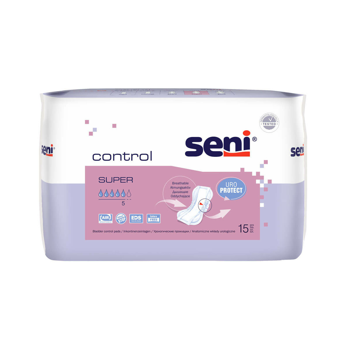 Seni Control Inkontinenzeinlage für Männer und Frauen Super