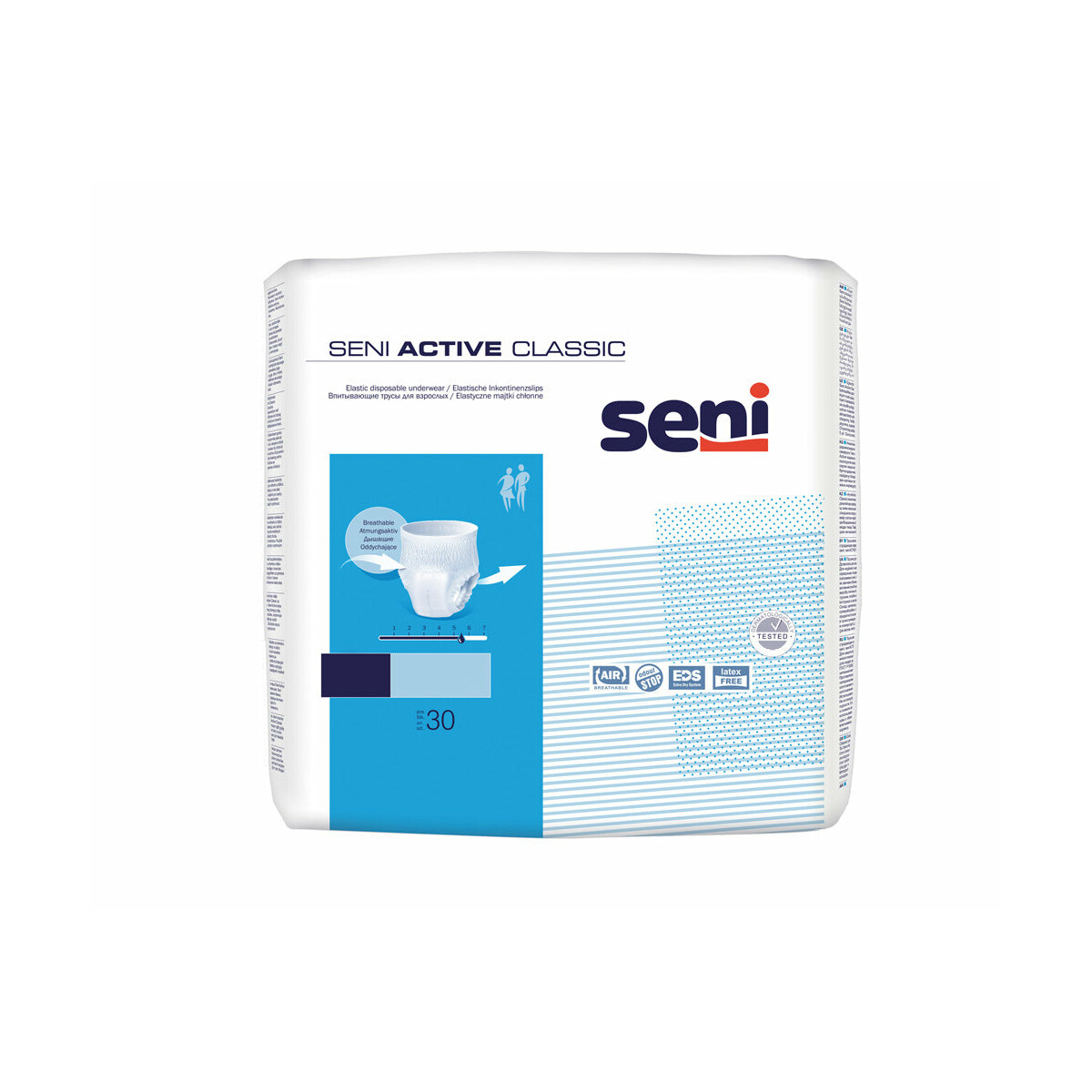 Seni Active ClassicWindelhose für Frauen und Männer XL