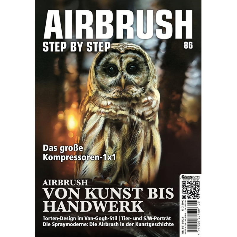 Airbrush Step By Step 86 - Ralph-Torsten Kolmer, David Nunez, Alexey Ivanov, Diethard Riedel, Kartoniert (TB)