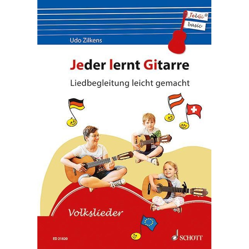 Jeder Lernt Gitarre - Liedbegleitung Leicht Gemacht - Udo Zilkens, Geheftet