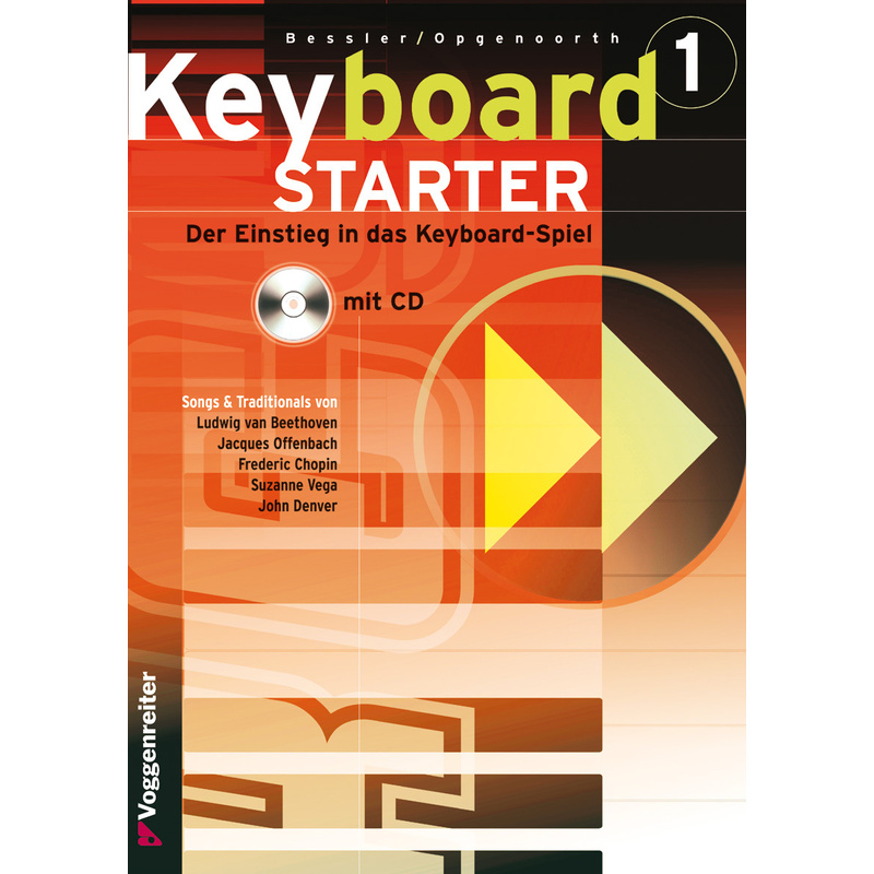 Keyboard-Starter, M. Audio-Cd.Bd.1 - Norbert Opgenoorth, Jeromy Bessler, Kartoniert (TB)