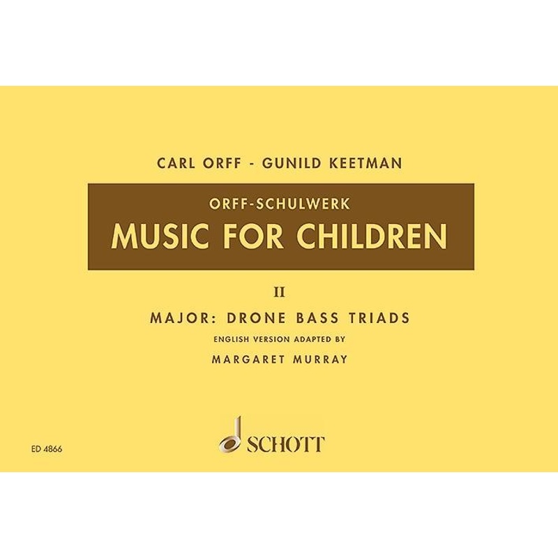 Music For Children, Singstimme, Blockflöte Und Schlagzeug, Sing- Und Spielpartitur - Gunild Keetman, Carl Orff, Kartoniert (TB)