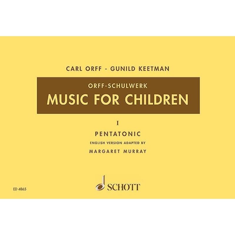 Music For Children, Singstimme, Blockflöte Und Schlagzeug, Sing- U. Spielpartitur - Gunild Keetman, Carl Orff, Kartoniert (TB)