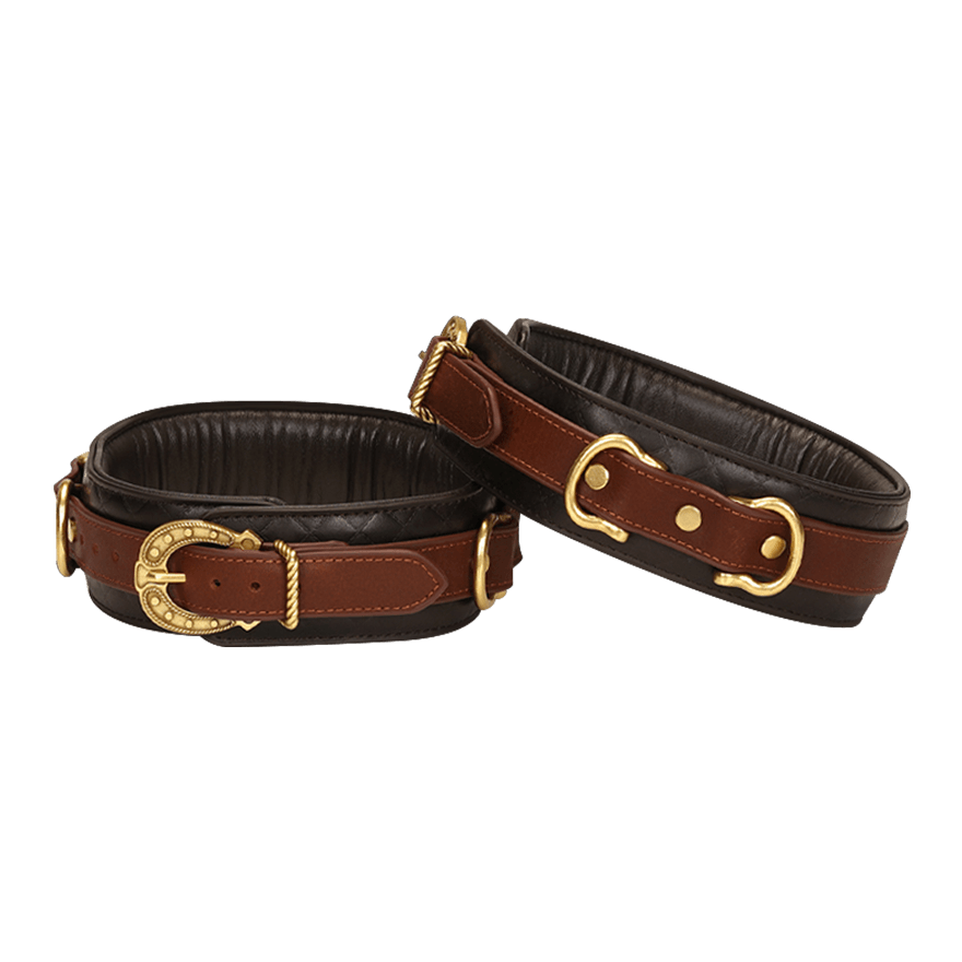 Oberschenkelfesseln aus Reitleder