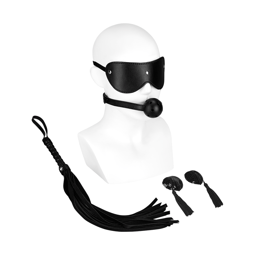 Leidenschaftliches BDSM-Set, 4 Teile
