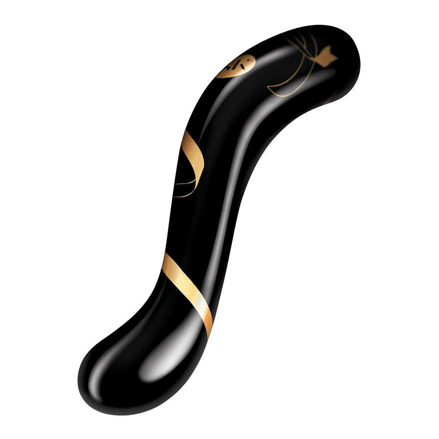 Handblown Double Ended Dildo, 17,7 cm