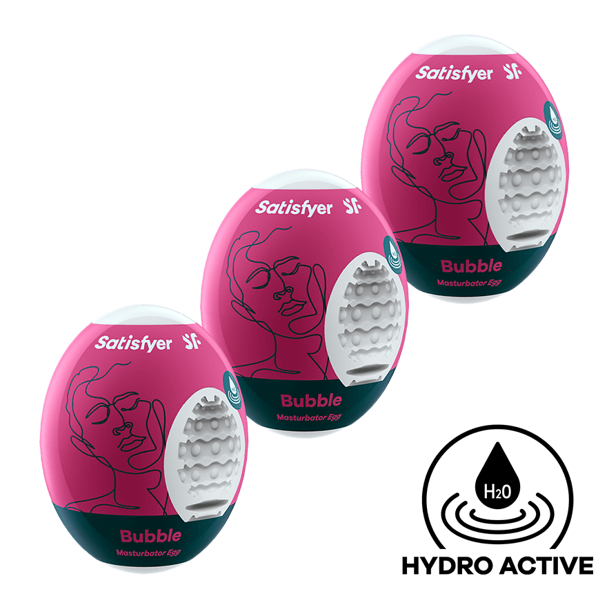 Satisfyer Masturbator Egg - Bubble, 3 Teile