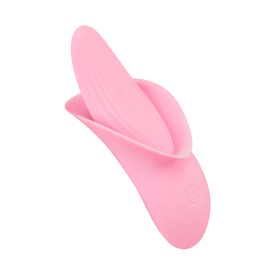 Silikon-Auflegevibrator mit Zunge, 12 cm