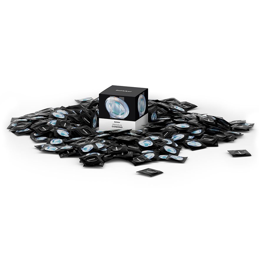 Satisfyer Kondome M, 100 Stück, 53 mm