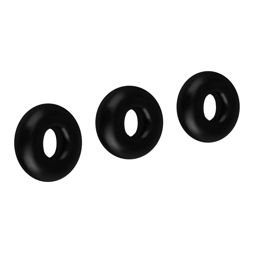 Donut-förmiges Penisring-Set, 3-tlg.