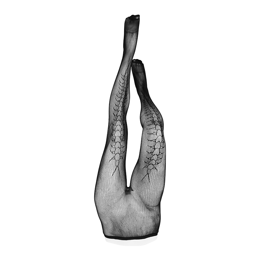 Netzstrumpfhose im Halloween-Look