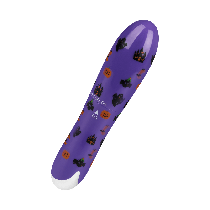 Vibrator im Metallic-Look - Halloween Edition, 15 cm