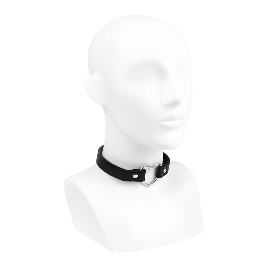 Halsband mit herzförmigem Ring-Detail