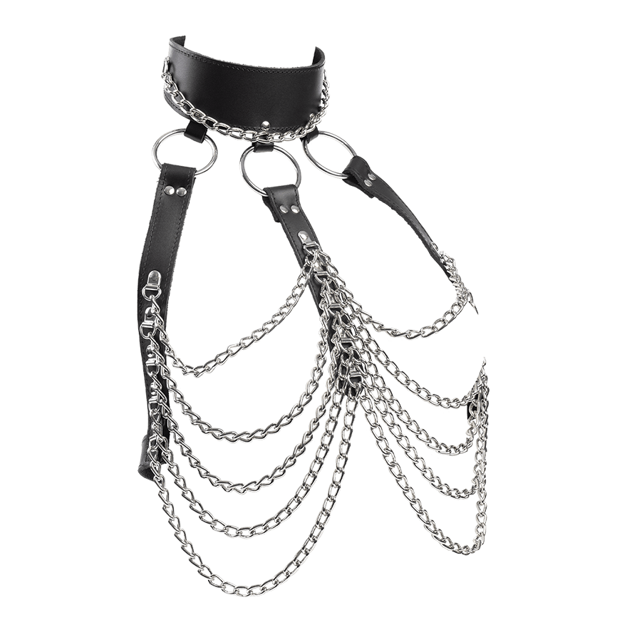 Sexy Ketten-BH mit Halsband