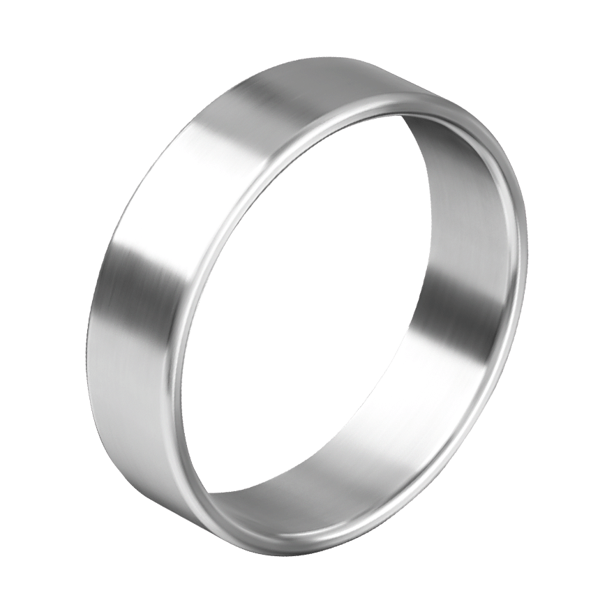 Breiter Edelstahl-Penisring, 3,5 cm