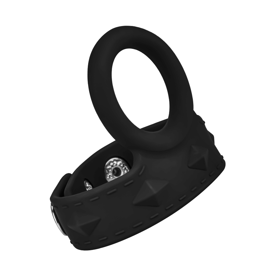 Penis Strap with flexible Cockring, 3 - 6 cm