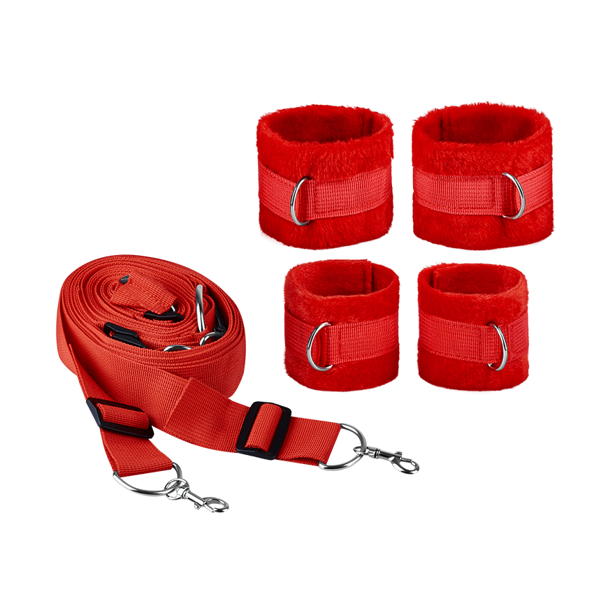 Reizvolles Bett-Fessel-Set, 3 Teile