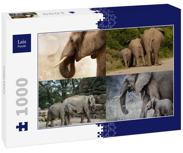 Lais Puzzle Collage Elefant 1000 Teile