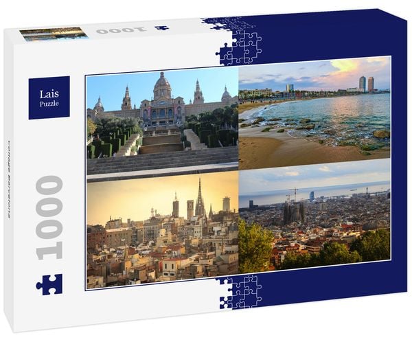 Lais Puzzle Collage Barcelona 1000 Teile