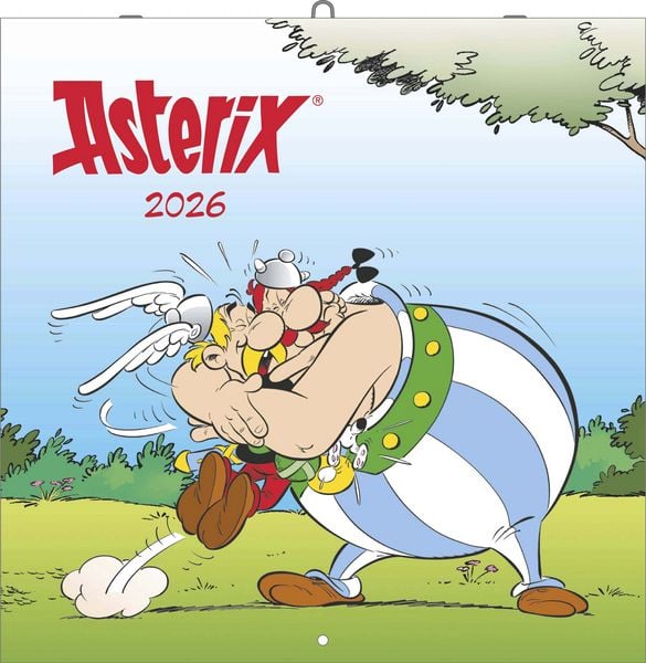 Asterix 2026 - Wand-Kalender - Broschüren-Kalender - 30x30 - 30x60 geöffnet - Cartoon