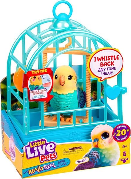 Little Live Pets: My Really Real Bird + Vogelkäfig - Indie