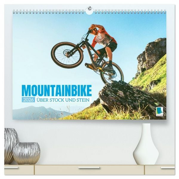 Mountainbike: Über Stock und Stein (hochwertiger Premium Wandkalender 2026 DIN A2 quer), Kunstdruck in Hochglanz
