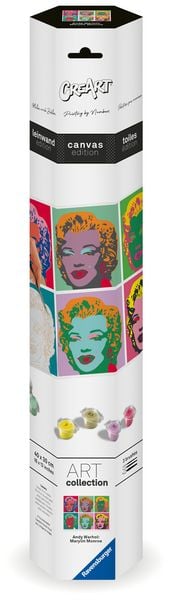 CreArt Art Collection Leinwand - Marilyn Monroe (Andy Warhol PopArt)