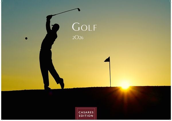 Golf Kalender 2026 – Wandkalender | Fotokalender Sport 24x35cm – Bildkalender mit atemberaubenden Golfplätzen weltweit, das perfekte Geschenk für Golf