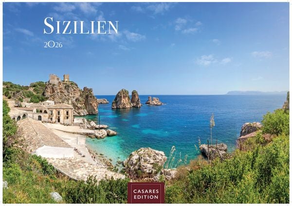 Sizilien Kalender 2026 – Wandkalender | Fotokalender Italien 35x50 cm – . mit atemberaubenden Fotos von Sizilien,