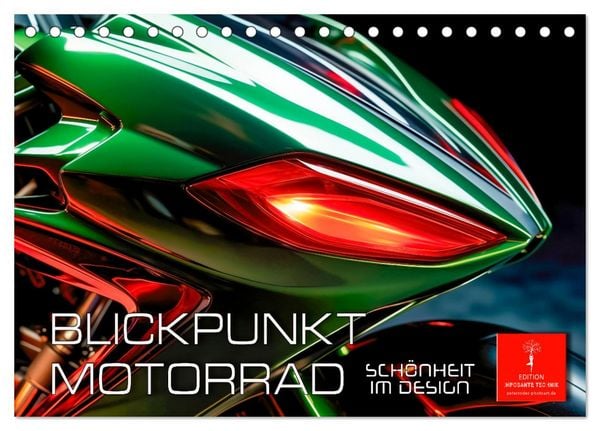 Blickpunkt Motorrad Schönheit im Design (Tischkalender 2026 DIN A5 quer), CALVENDO Monatskalender