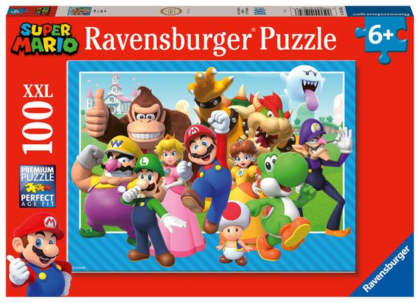 Kinderpuzzle 100 XXL Teile - Nintendo Super Mario - Los geht s!