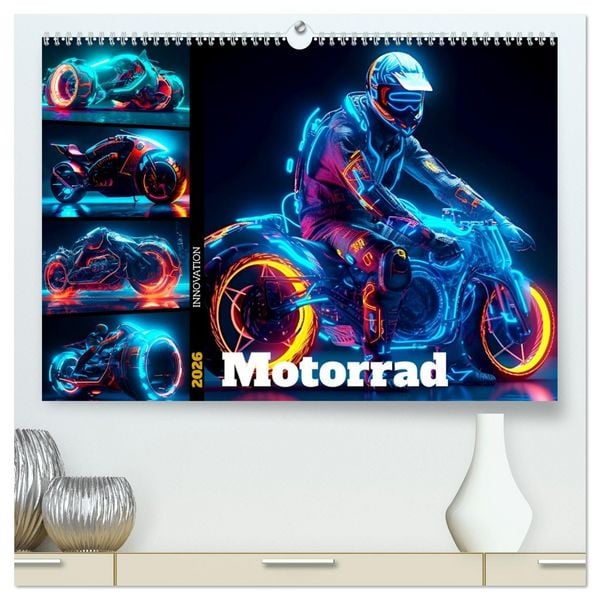 Motorrad Innovation (hochwertiger Premium Wandkalender 2026 DIN A2 quer), Kunstdruck in Hochglanz