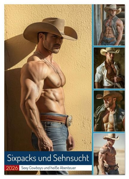 Sixpacks und Sehnsucht (Wandkalender 2026 DIN A4 hoch), CALVENDO Monatskalender