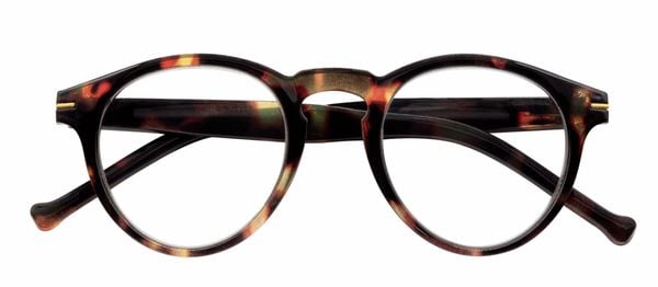 Lesebrille FRANKIE, havanna dunkel, +2.50 dpt mit Etui